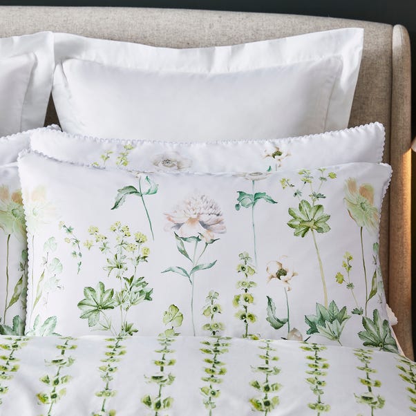 Dorma Flora Botanica Cotton Standard Pillowcase Pair image 1 of 5