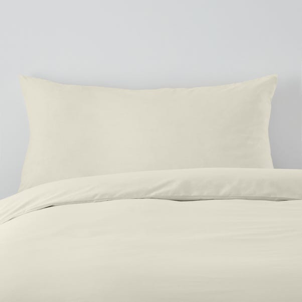 Hotel Cotton 200 Thread Count Standard Pillowcase Pair Cream