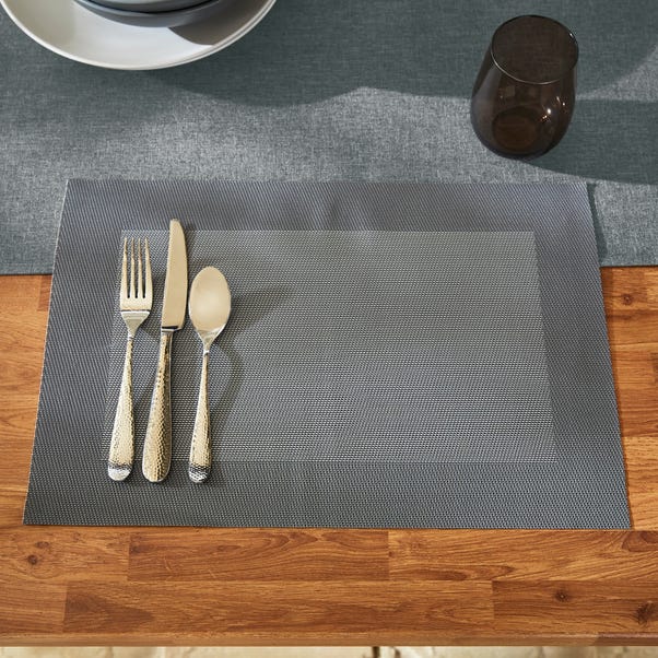 Set of 2 Textured Water Resistant Placemats image 1 of 2
