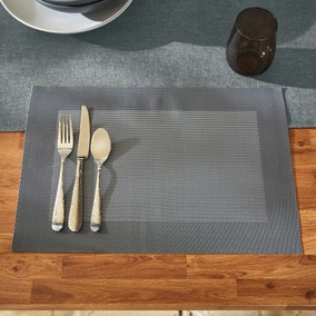 Set of 2 Textured Water Resistant Placemats