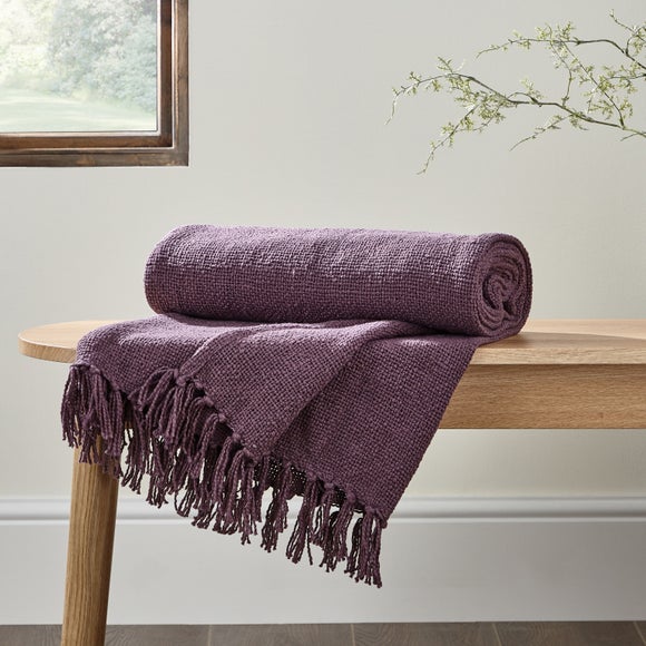 Cotton best sale throws dunelm