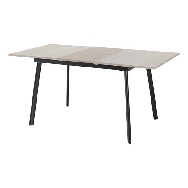 Avery 4 Seater Rectangular Extendable Dining Table, Grey Oak Effect image 1 of 7