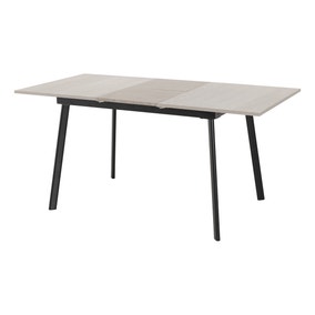 Avery 4 Seater Rectangular Extendable Dining Table, Grey Oak Effect