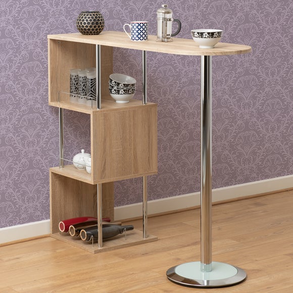 Dunelm breakfast bar deals table