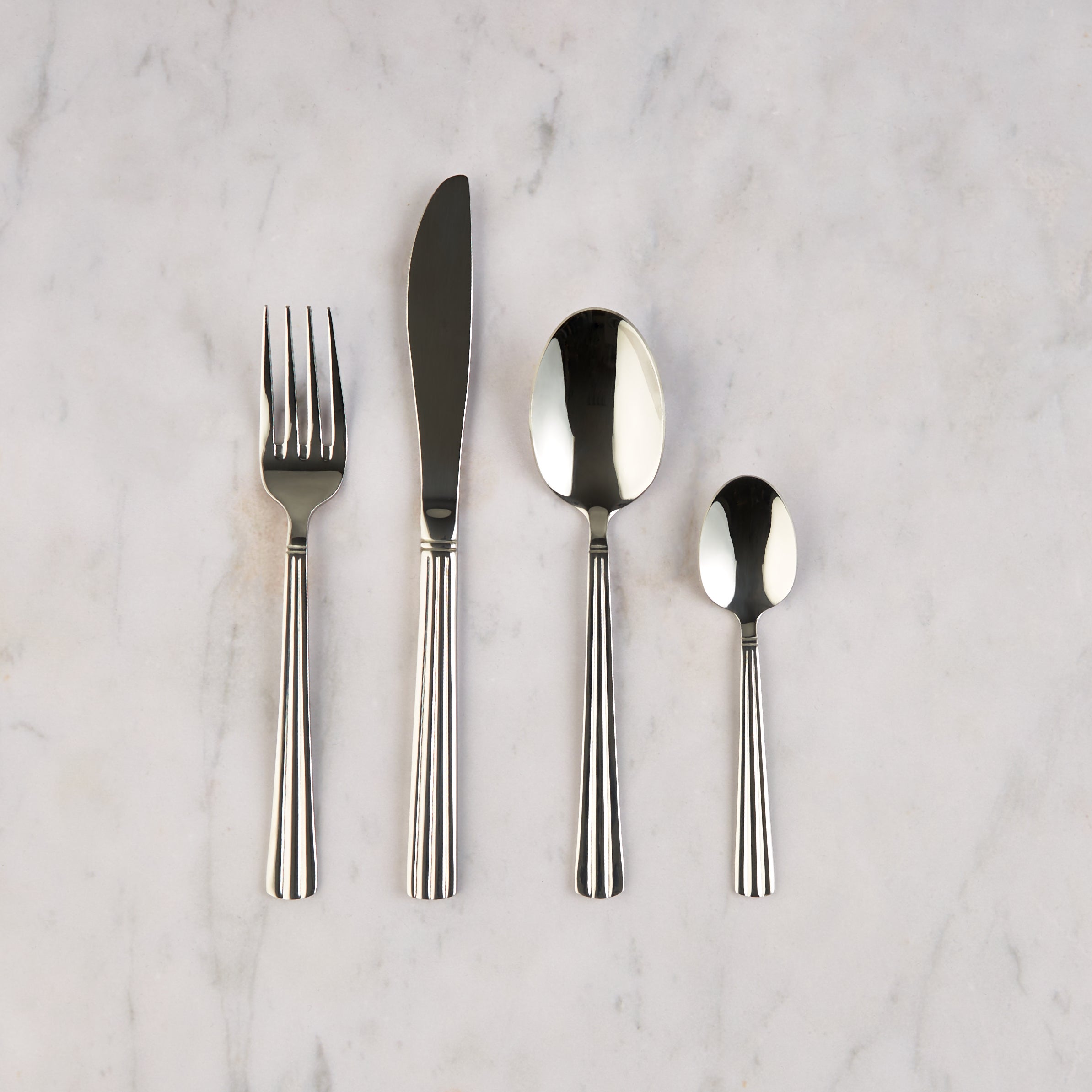 Image of Drayton 24 Piece Cutlery Set Stainless Steel