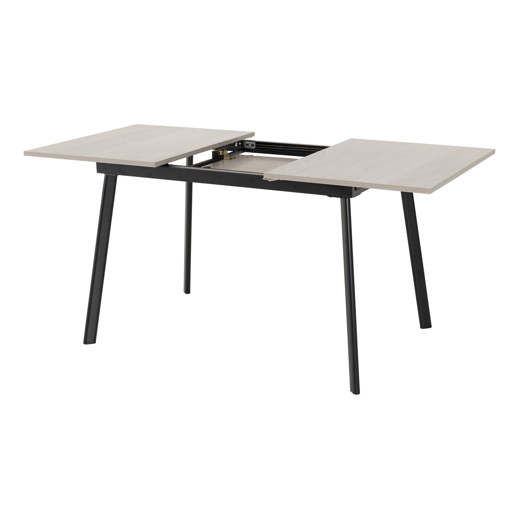 Avery Concrete Effect Extendable Dining Table with 4 Lukas Grey Dining