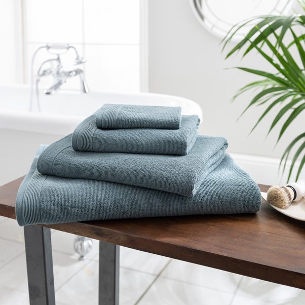 Hotel Luxurious Cotton Towel Pacific Blue image 1 of 4