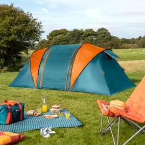 4 Person Tent Peacock and Tigerlily