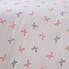 Butterflies Pink and White Duvet Cover and Pillowcase Set  undefined
