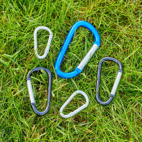 Pack of 5 Carabiner Clips image 1 of 2
