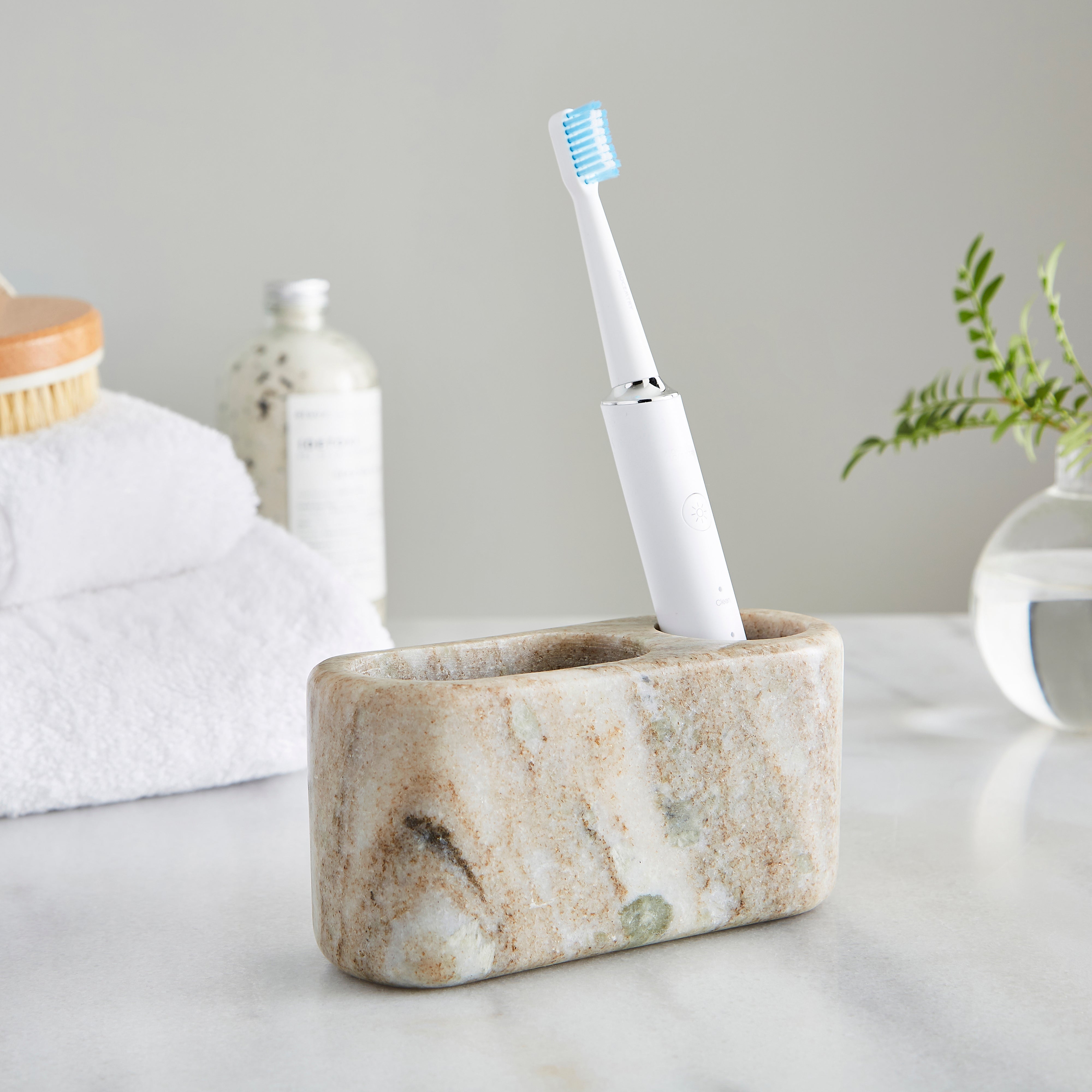 Dorma Marble Natural Electric Toothbrush Holder