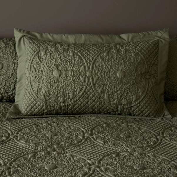Mandalay Olive Oxford Pillowcase image 1 of 2