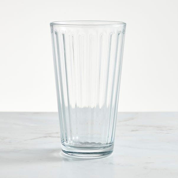  Clear Ribbed Highball image 1 of 2