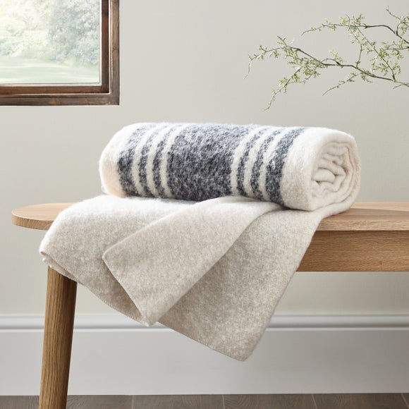 Dunelm best sale throws grey