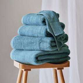 Dorma TENCEL™ Sumptuously Soft French Turquoise Towel