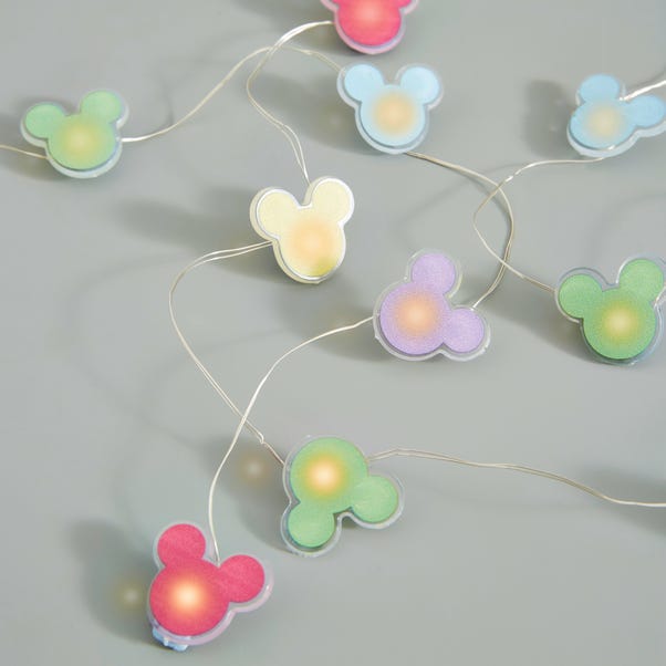 Mickey Mouse Rainbow LED String Lights image 1 of 4