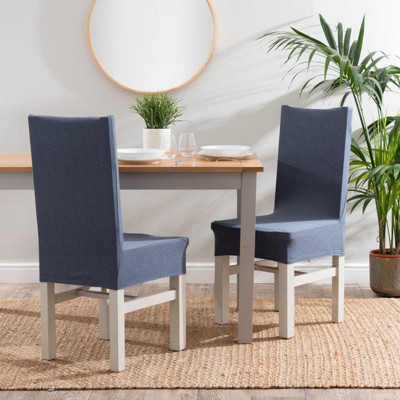 Denim blue dining discount chairs