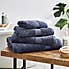 Hotel Folkstone Blue Egyptian Cotton Towel  undefined