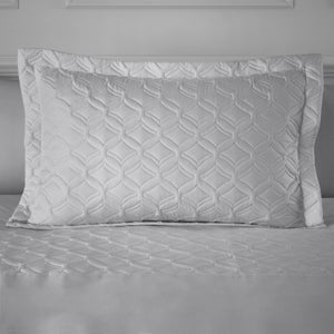 Skyler Silver Oxford Pillowcase