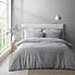 Tristan Stripe Grey Duvet Cover and Pillowcase Set  undefined