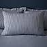 Addison Stripe Navy Duvet Cover and Pillowcase Set  undefined