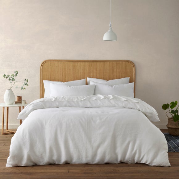 White linen deals duvet