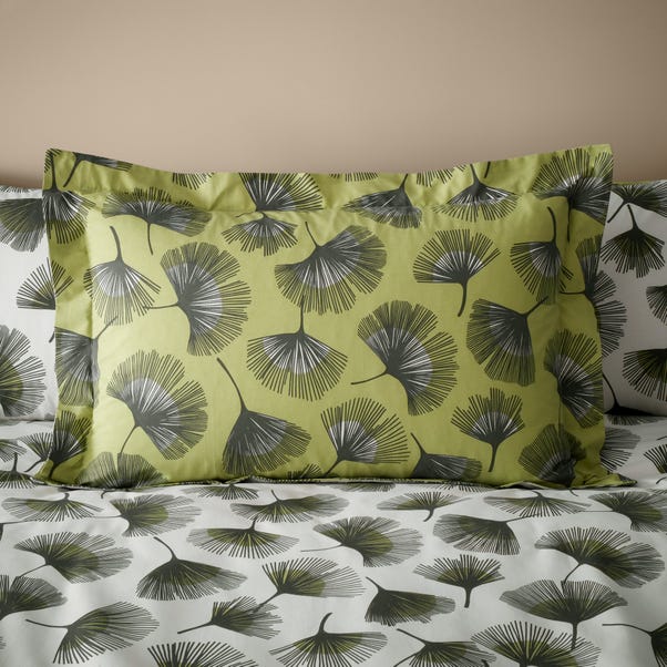 Modern Ginko Fern Oxford Pillowcase image 1 of 3