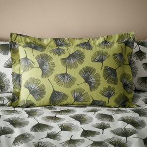 Modern Ginko Fern Oxford Pillowcase