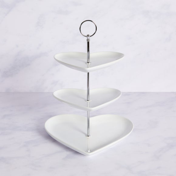 Heart Cake Stand - Etsy
