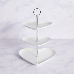 3 Tier Heart Cake Stand