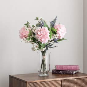 Artificial Pink Matilda Hydrangea Bouquet