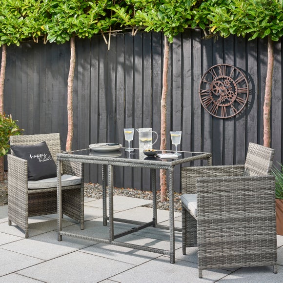 Rattan cube store garden furniture dunelm