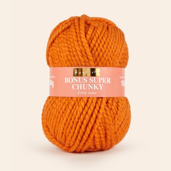 Hayfield Bonus Super Chunky Burnt Orange Acrylic Yarn image 1 of 2