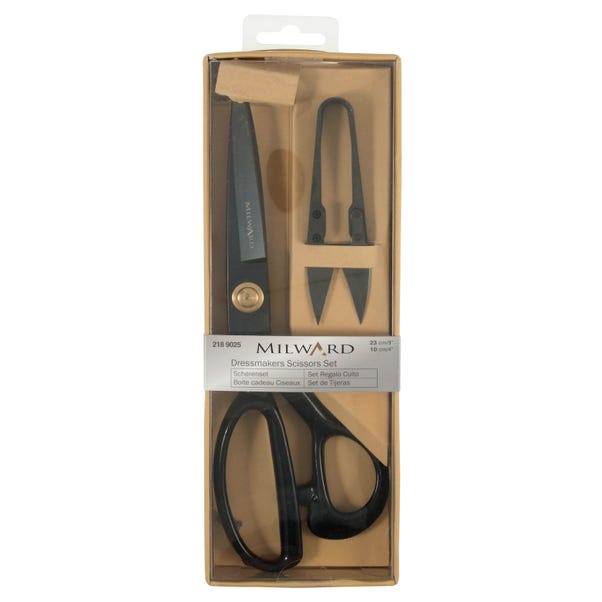 Milward Dressmaking Scissors Gift Set with Black Thread Snips image 1 of 3