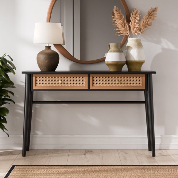 Dunelm white store console table