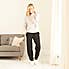 Tia Luxury Soft Touch Loungewear Joggers Black undefined
