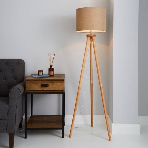 Dunelm logan deals floor lamp