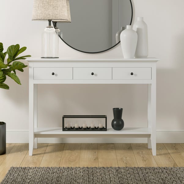 Lynton Console Table White image 1 of 5