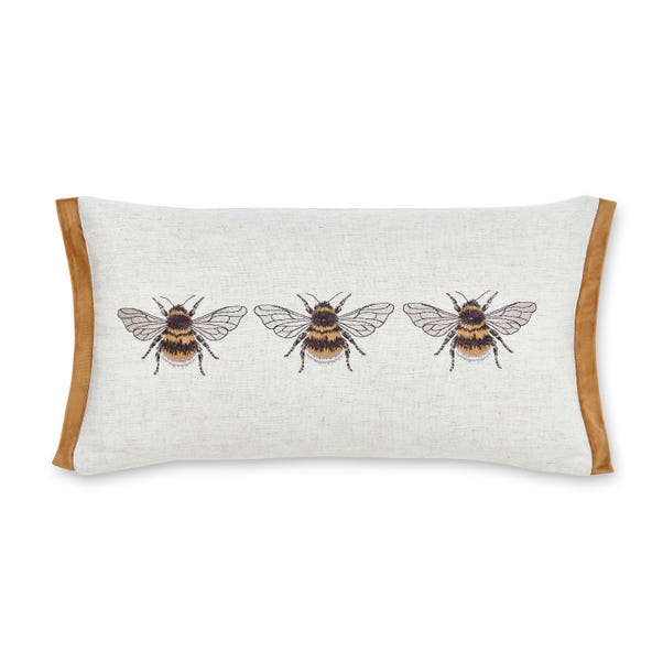 Bees Natural Cushion Cover image 1 of 3