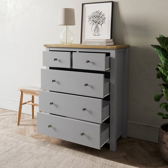 Olney 5 Drawer Chest | Dunelm