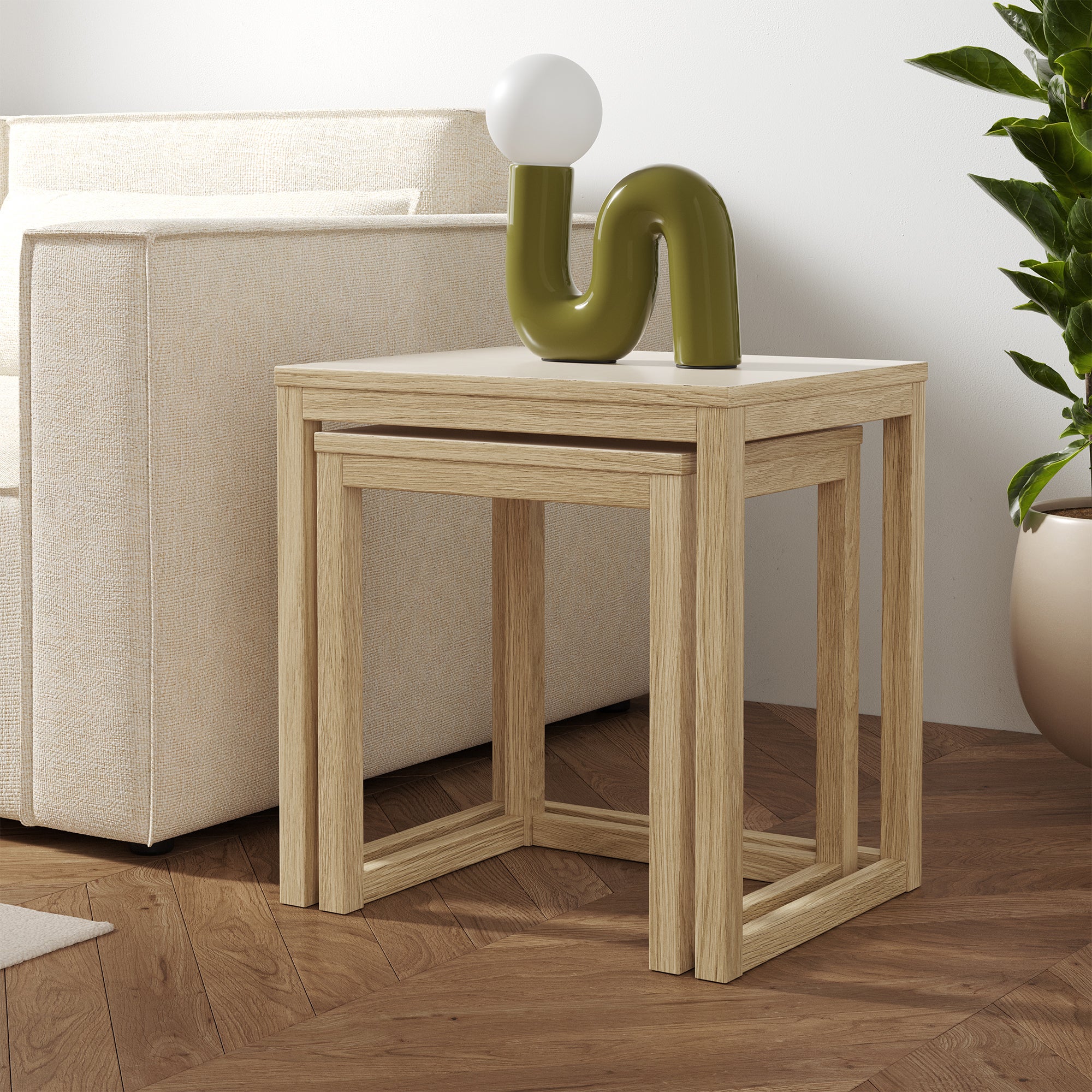 Iver Nest Of Tables Cream