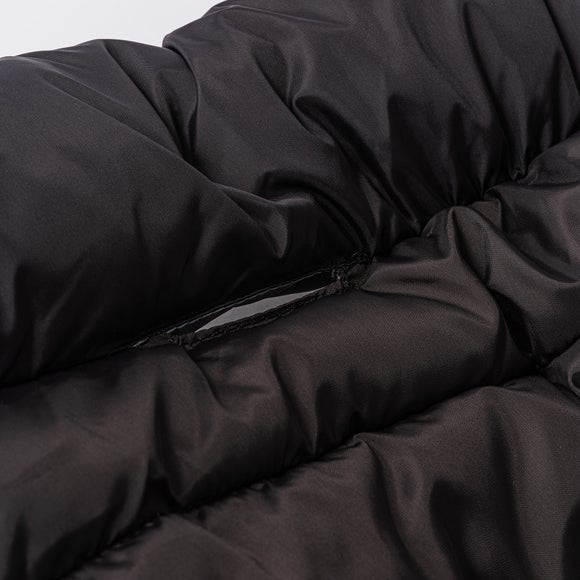 Hugo & Hudson Black Reversible Dog Puffer Coat Dunelm