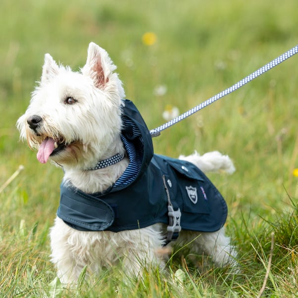 Hugo & Hudson Navy Dog Rain Coat  undefined