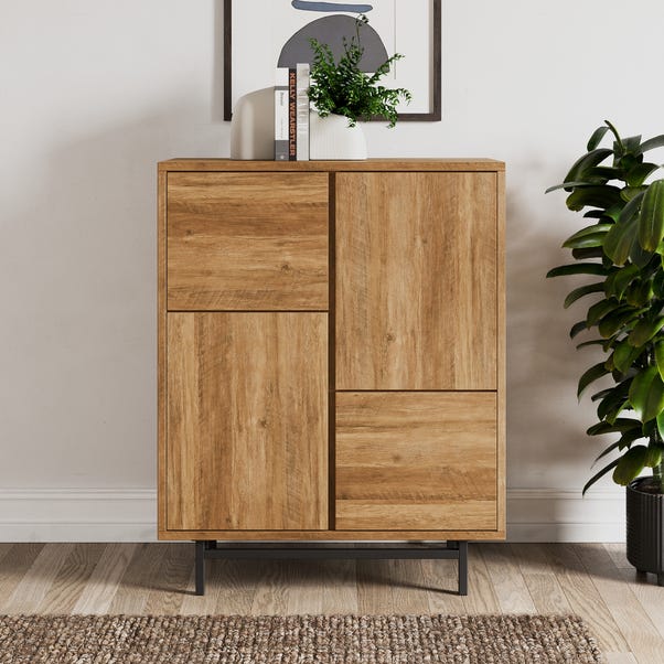 Fulton Tall 2 Door Small Cabinet, Pine image 1 of 6
