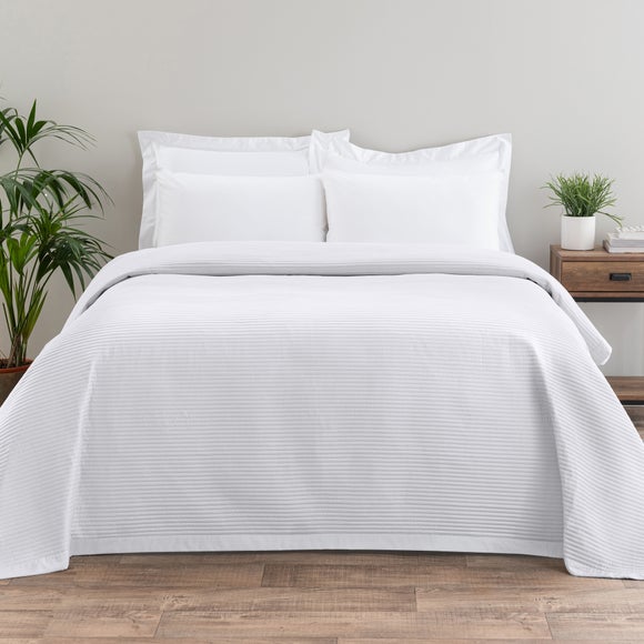 Spencer Pinsonic Natural Bedspread Dunelm