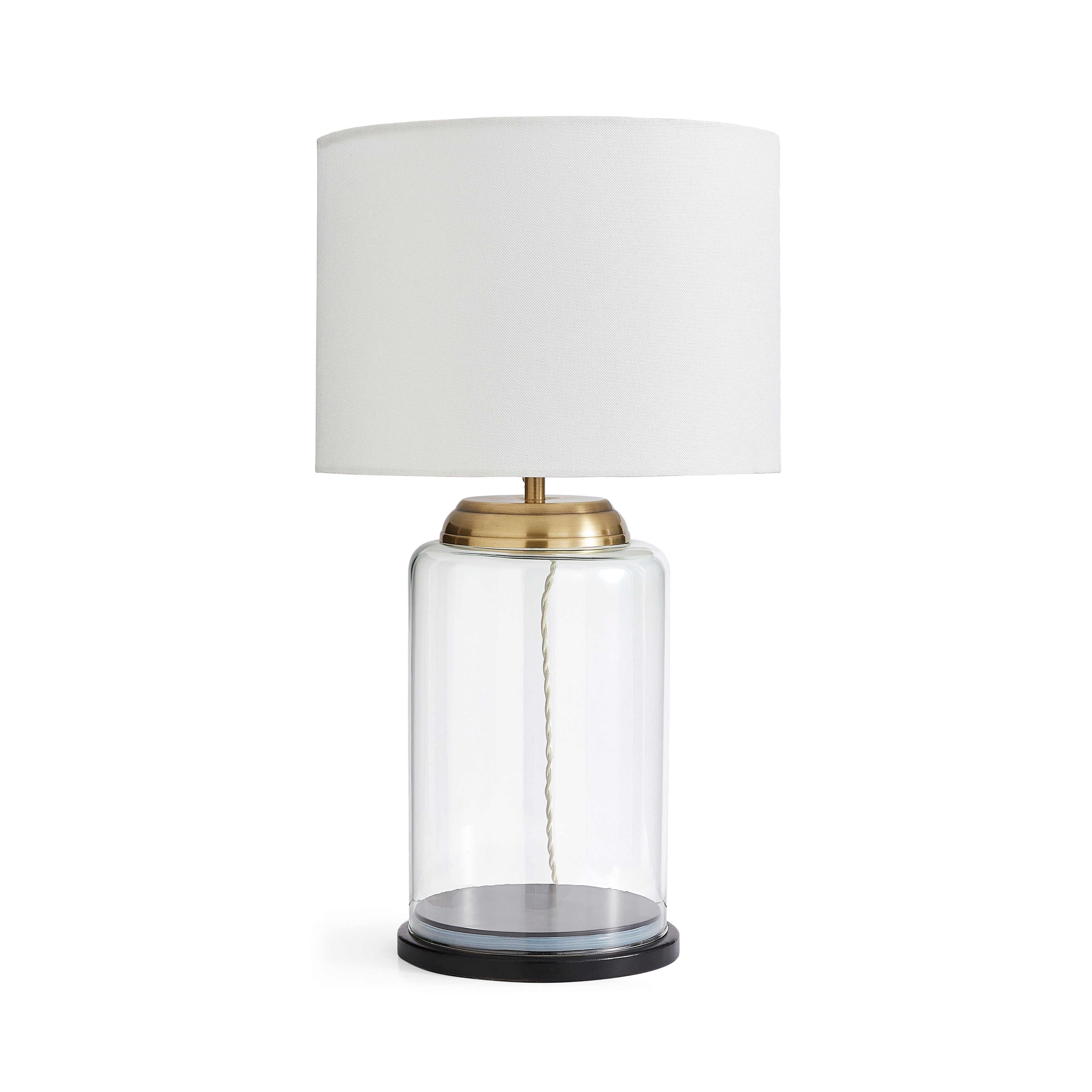 Table Lamp And Brass Clear