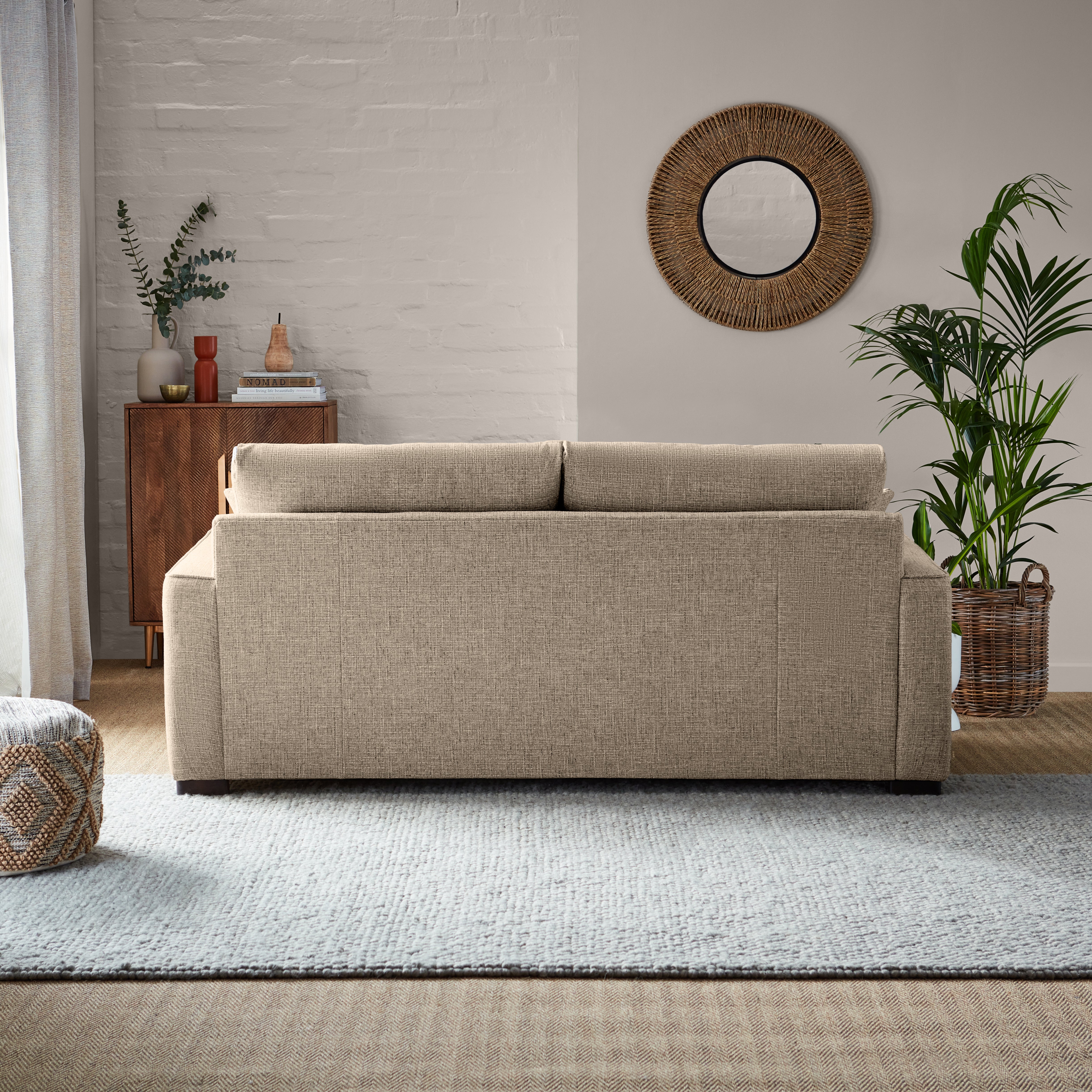 Carson Chunky Multi Weave 3 Seater Sofa | Dunelm