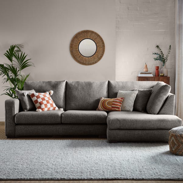 Carson Deep Sit Chunky Multi Weave Corner Sofa image 1 of 10