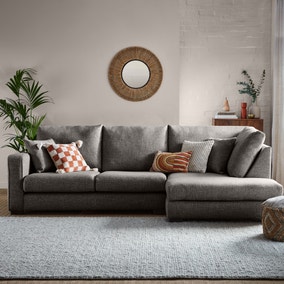 Carson Deep Sit Chunky Multi Weave Corner Sofa