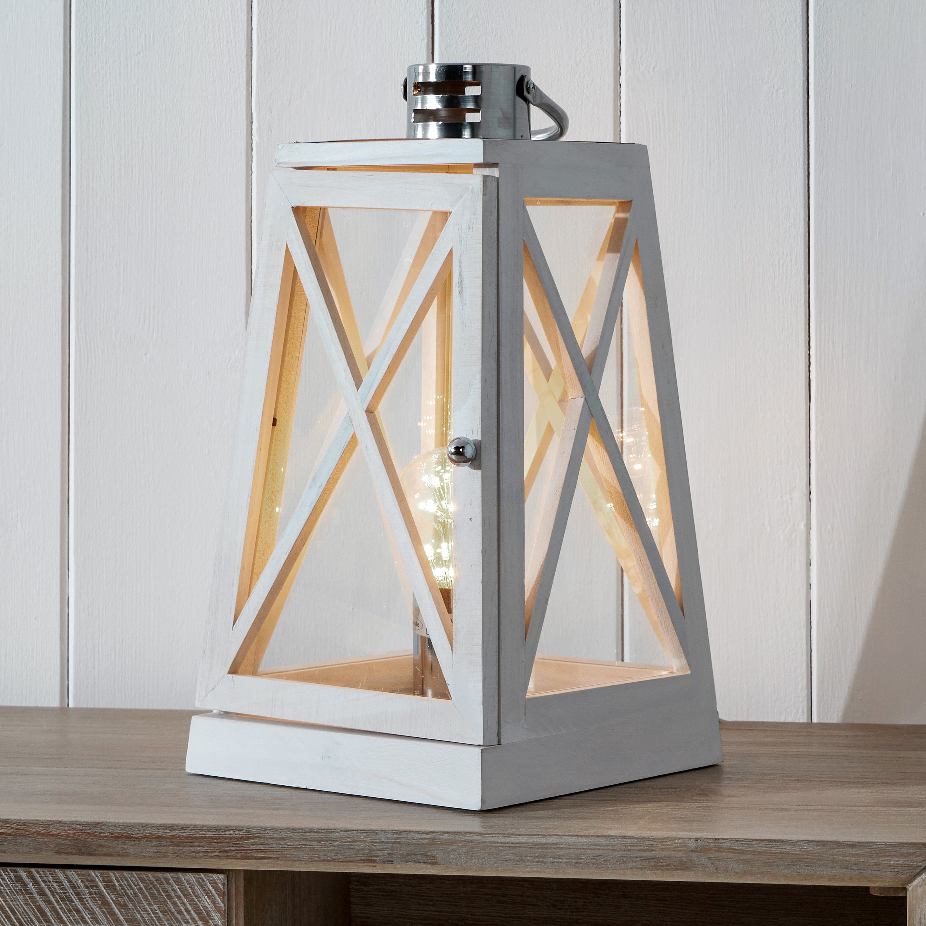 Devon Table Lamp White